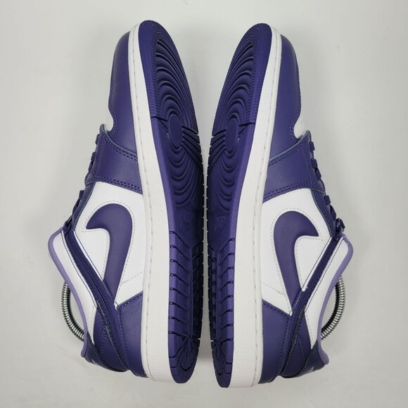 Nike Air Jordan 1 Low Flyease Men's Purple White Sneakers DM1206-515 US Size 11 - Picture 6 of 8